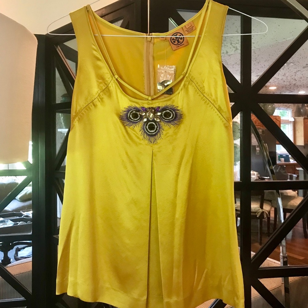 Tory Burch “Dersa” Silk Sleeveless Top (New) 6
